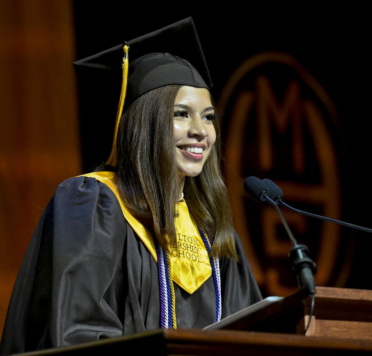 At the 91st Commencement Ceremony, Veyda Ramos-Ramirez ’25 shared the story of her journey to MHS and how she found not just family, but a purpose and a future. Read her #ThisIsMyMHS story: bit.ly/440SieX #MiltGrad2025