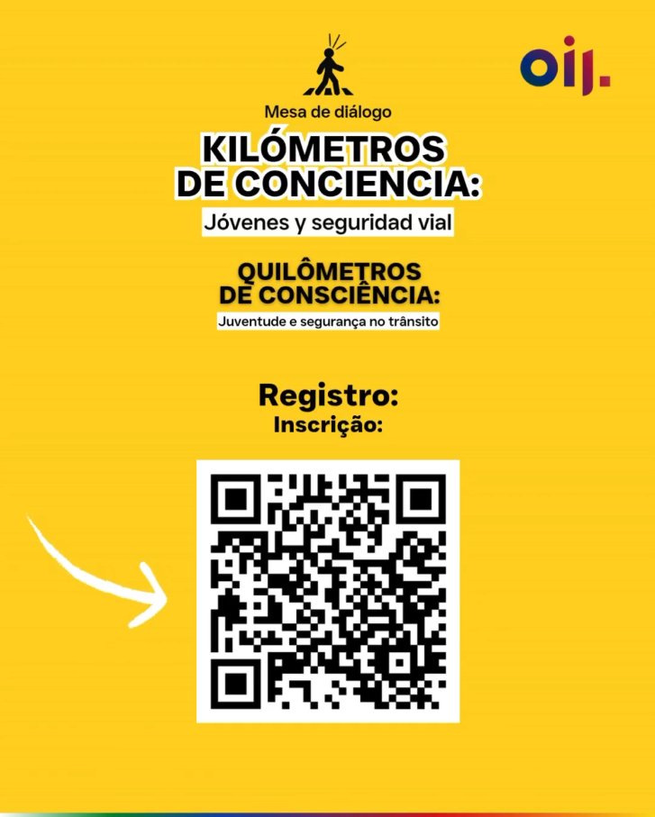 Observatorio Nacional de Seguridad Vial (@onsvpe) on Twitter photo 🚦¡Jóvenes por un futuro más seguro!
La Dirección de Seguridad Vial del <a href="/MTC_GobPeru/">Ministerio de Transportes y Comunicaciones</a> será panelista en la Mesa de Diálogo #KilómetrosDeConciencia organizada por @OIJdigital.
📆 24/06 | 🕙 11 a. m. (Perú)
📝 Inscríbete: bit.ly/3VBgk3a
#SeguridadVial #JuventudActiva #MTC 🚦¡Jóvenes por un futuro más seguro!
La Dirección de Seguridad Vial del <a href="/MTC_GobPeru/">Ministerio de Transportes y Comunicaciones</a> será panelista en la Mesa de Diálogo #KilómetrosDeConciencia organizada por @OIJdigital.
📆 24/06 | 🕙 11 a. m. (Perú)
📝 Inscríbete: bit.ly/3VBgk3a
#SeguridadVial #JuventudActiva #MTC