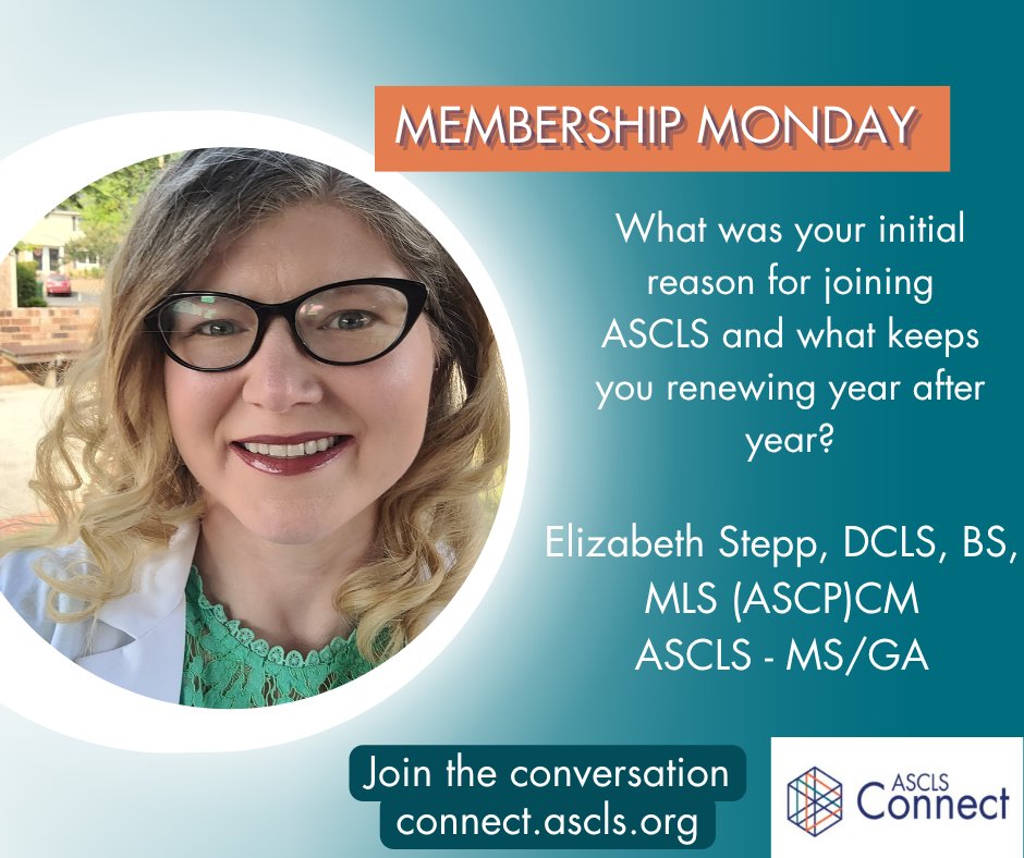 What was your initial reason for joining ASCLS and what keeps you renewing year after year? Join the conversation on ASCLS Connect. #IamASCLS #Lab4Life