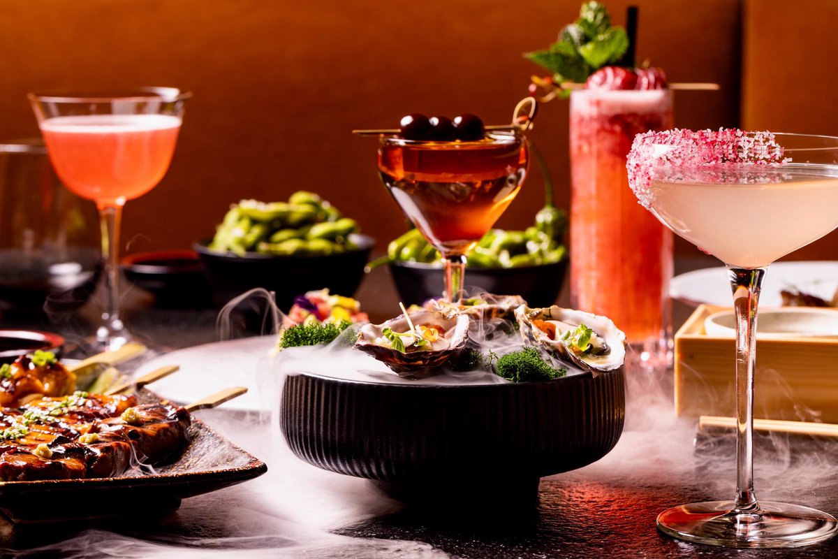 It’s not just a mid-day break. It’s the ritual—the shared plates, the unexpected flavors, the first sip that says you made it through the day.
 
At Kusa Nori, we ease into the evening one bite, one pour, one moment at a time.
 
Happy Hour unfolds daily from 4 to 5:30 PM in the