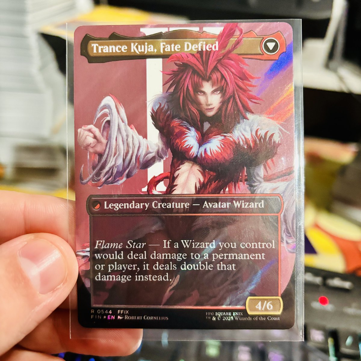 Huge shoutout to <a href="/GymleaderCAM11/">Cam II</a> for helping me acquire one of my chase cards from MTGxFF. 

Kuja is one of my favorite characters and a top tier villain! 

#MTGxFINALFANTASY