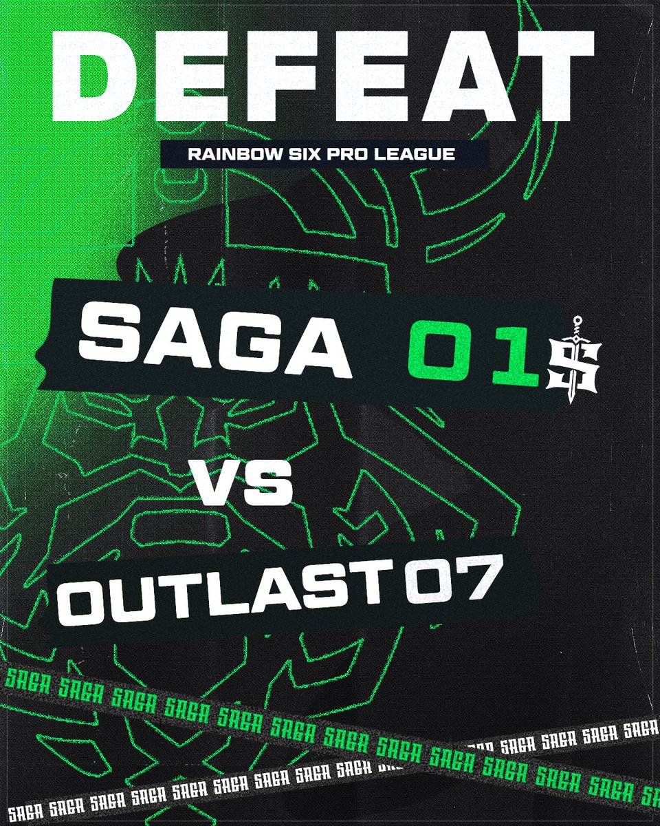 Saga (@saga_esc) on Twitter photo Another hard loss for SAGA Rainbow Six. GG's to <a href="/OutlastGamingNA/">Outlast</a>.
Facing <a href="/ORG_TSG/">True Synergy Gaming</a> tomorrow morning. Another hard loss for SAGA Rainbow Six. GG's to <a href="/OutlastGamingNA/">Outlast</a>.
Facing <a href="/ORG_TSG/">True Synergy Gaming</a> tomorrow morning.