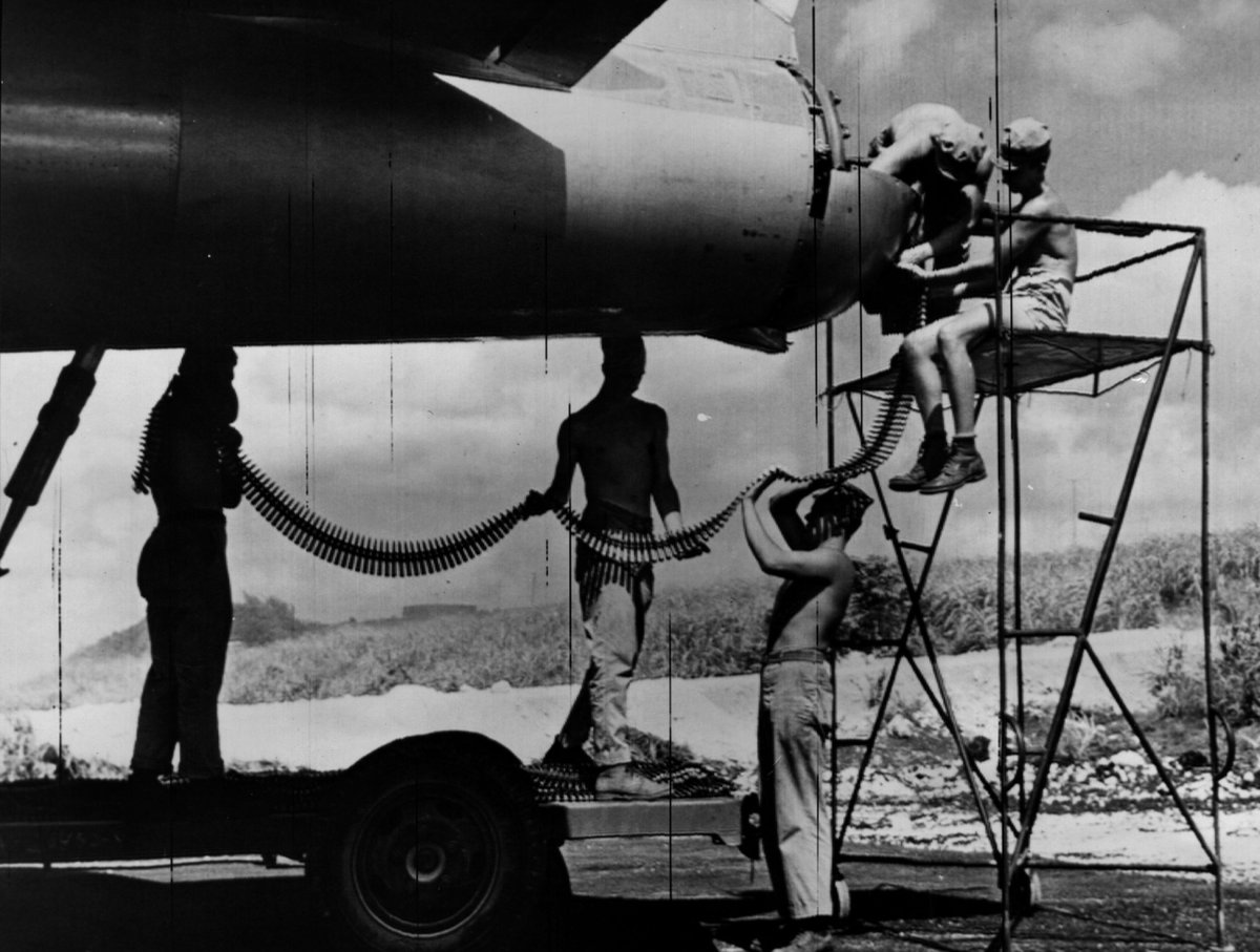 The expression "the whole nine yards" originated with WWII fighter pilots, whose ammunition belts measured 27 feet (nine yards). Using the entire belt meant they gave "the whole nine yards."