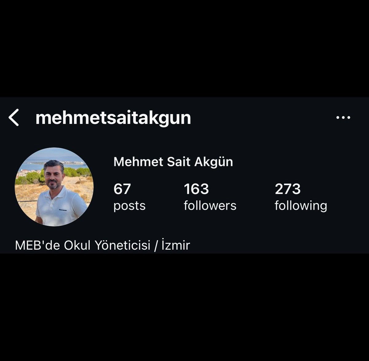 “Türklere ekmek ve su vermeyin” tarzında bir paylaşımı İG’de beğenenleri ekliyorum.

İzmir’de MEB’de Okul yöneticiliği yapan Mehmet Sait Akgün ile başlayalım. +