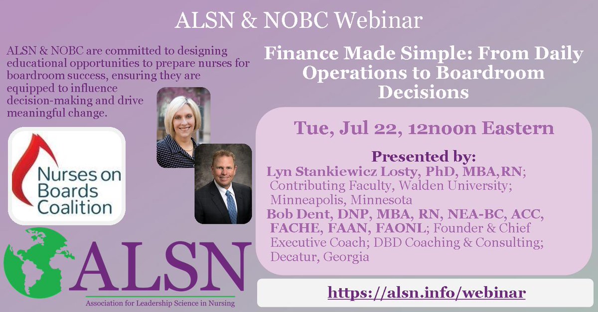 Association for Leadership Science in Nursing tweet media