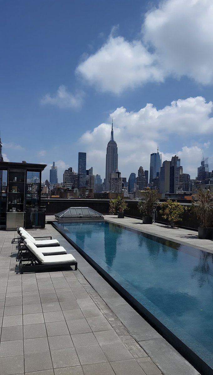 Who wants to join the Runway Office rooftop pool party today?