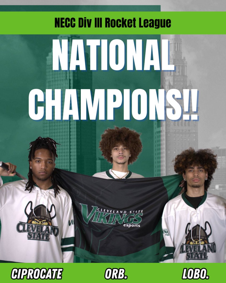 Our Rocket League team capped off the season (15-0!) by defeating Texas A&amp;M 4-1 in the NECC Best of 7! Congratulations to captain Tymir Jones, Collin Hall-Johnson, and Jacob Rivera on an incredible performance!

Visit washkewicz.com or our link in bio to learn more!