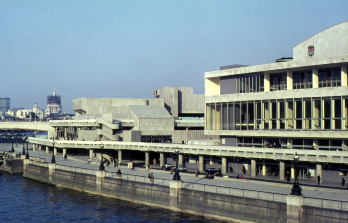 Southbank in 1967, before National Theatre was built. Photo by Iqbal Aalam.