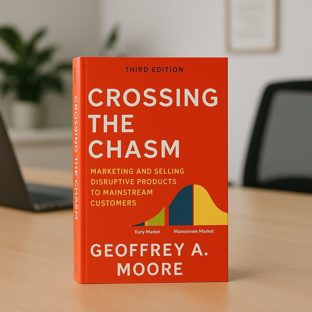 SMBprofit's tweet photo. If you want to dive deeper into the topic of ICPs and client profiling, I highly recommend 'Crossing the Chasm' by Geoffrey Moore. 

Over 1 million copies sold, 4+ stars, and it's considered the definitive guide to focused market targeting for growing B2B companies. 

It does a good job explaining why the 'everyone is our customer' approach kills growth.