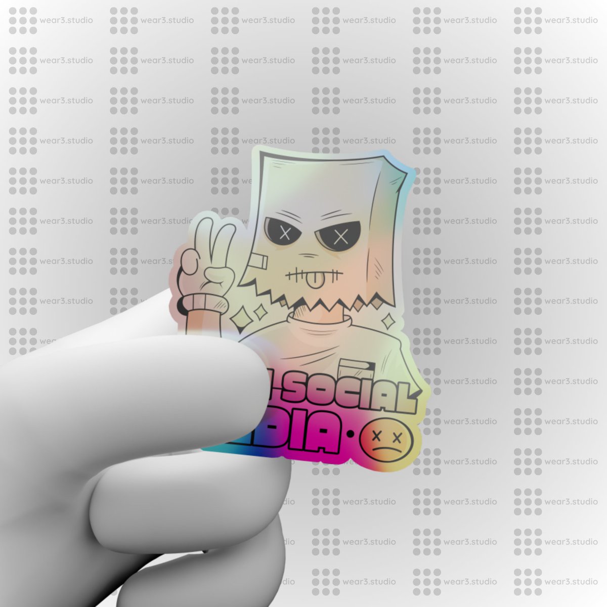 wear3studio's tweet image. Anti-Social Media Genesis Stickers are being sent out! You should see them in your FuturePass.
Each sticker is paired with a Digital + Physical version, unlocking customization for your Wear3 gear in the future.
Limited, swappable, and yours forever.
Claim your physicals at:…