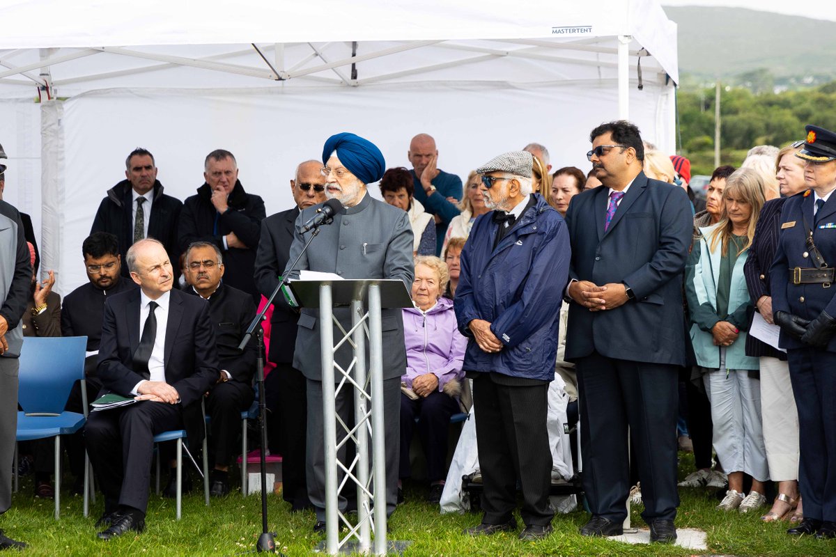 Today, Cork County Council joined families of the victims, dignitaries, and the wider community to mark the 40th anniversary of the Air India tragedy at the Ahakista Memorial in West Cork.

On June 23, 1985, 329 lives were lost when Air India Flight 182 was brought down off the
