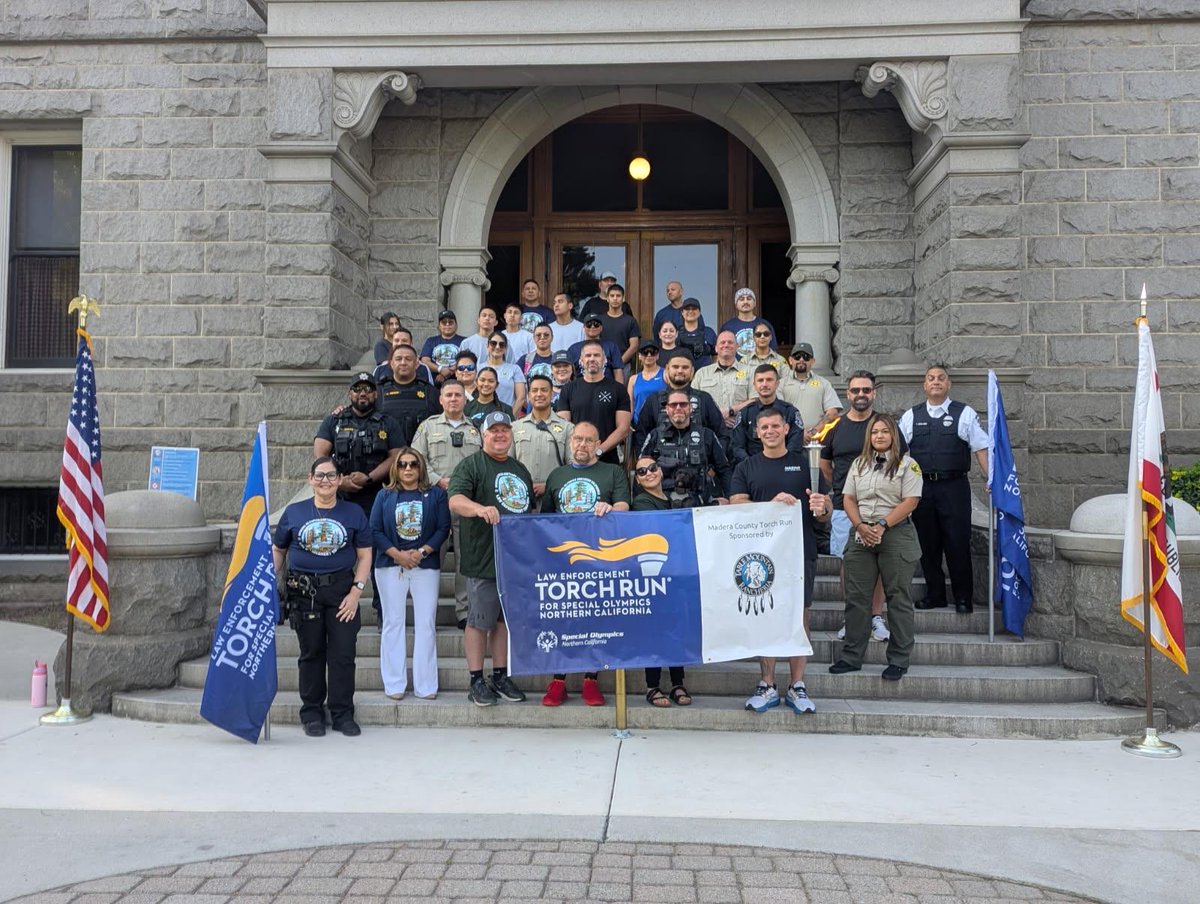 MaderaSheriff's tweet image. Sheriff Pogue &amp;amp; MCSO joined local partners in the 2025 @SONorCal Torch Run in Madera &amp;amp; Chowchilla on June 18th!  We are proud to support inclusion &amp;amp; raise awareness for these incredible athletes.
More info ➡️ SONC.org
#TorchRun #SpecialOlympics #MaderaSheriff
