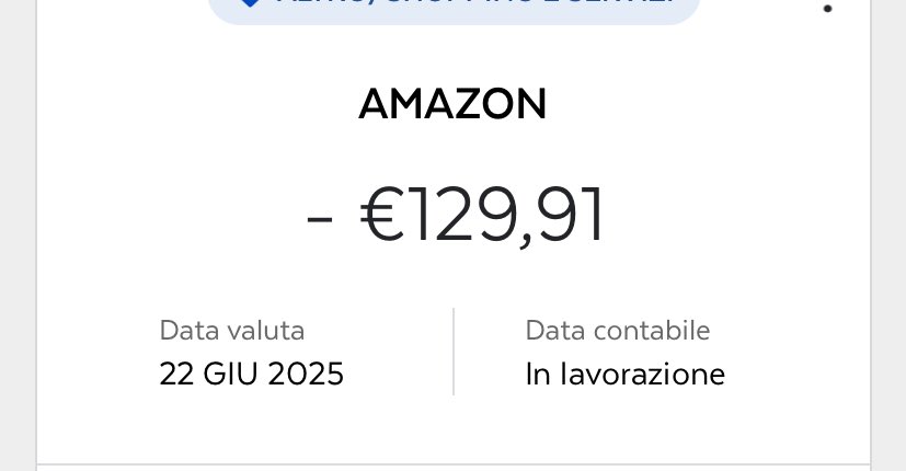 Mi sono accorta solo ora di non aver selezionato i buoni Amazon come pagamento 😅 mi interessa? NO.

Perché? Perché ora rimborserai tu 🙂🥱🥱