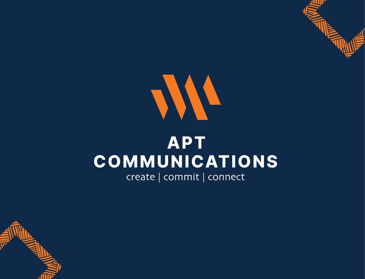APTcoms's tweet photo. 🎉 5+ Years of APT Communications calls for a fresh new look!

Our new logo reflects our evolution over the years and our journey into the future.

Today we are re-energized to create | commit | connect with a bold modern edge. Here’s to the next chapter of innovative communications. #APTCommunications