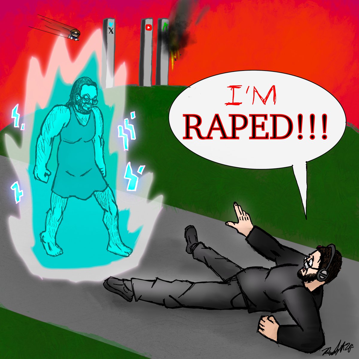 L1Vander's tweet image. Assorted funnies

#art #youtubedrama