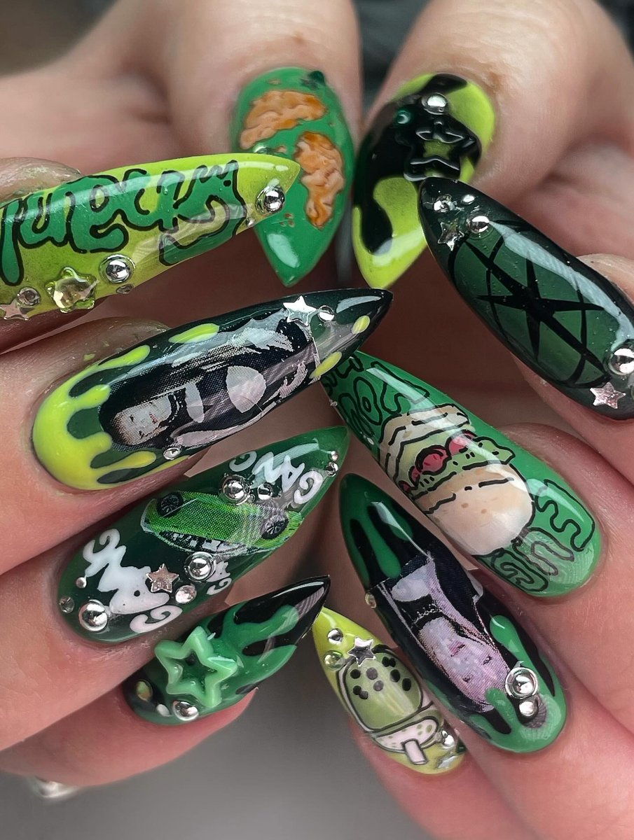 nailartchive's tweet photo. Katseye nails by nailsbysami_ https://t.co/J7XGWjoK0O