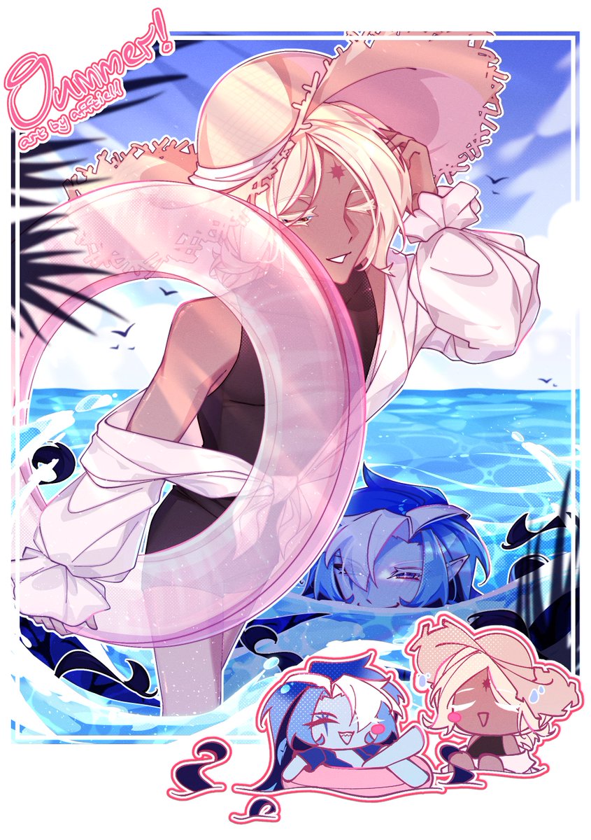afftiell's tweet image. 🌊☀️
#cookierunkingdom #shadowvanilla #shadowmilkcookie #purevanillacookie