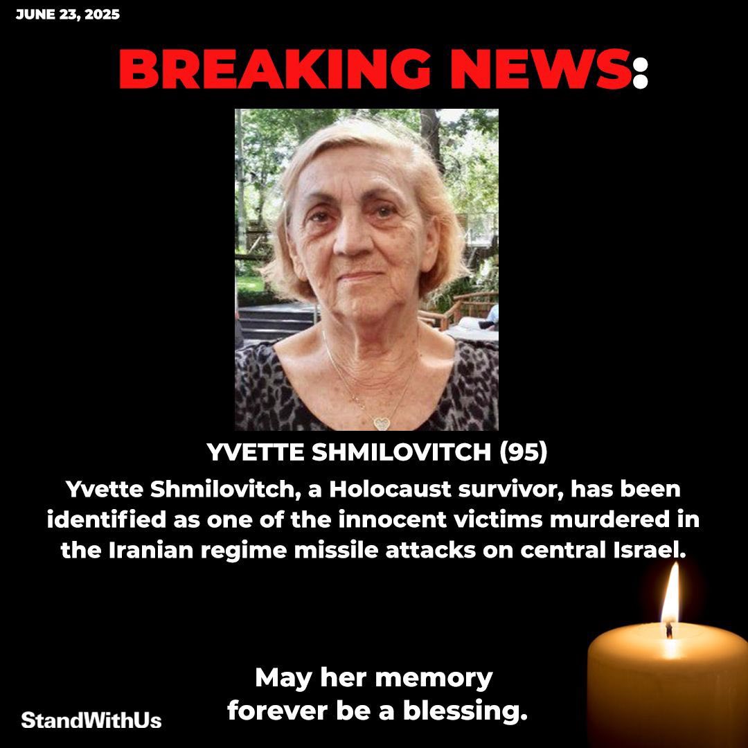 Bella Ashkenazi, 90, och Yvette Shmilovich, 95, överlevde Förintelsen – men dödades av iranska missiler. De orkade inte ta sig till skyddsrummet. Och världen tiger.