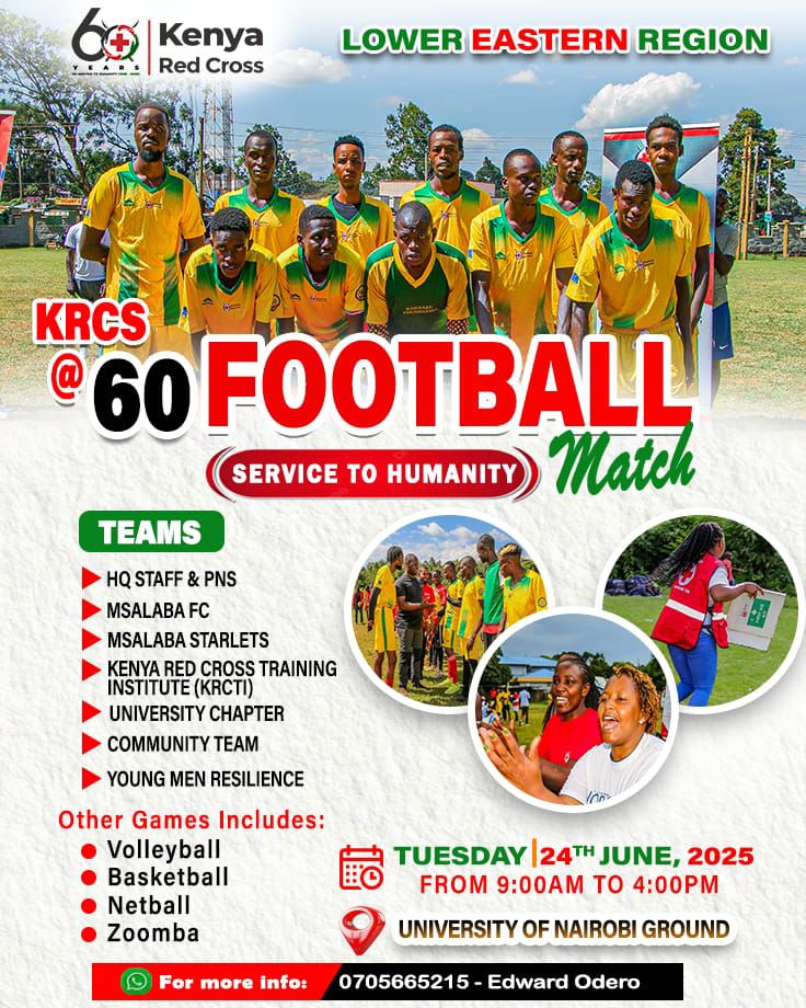 The much-anticipated <a href="/60/">60</a> celebrations are finally here!

We’ll be kicking things off with an energetic Zumba session, followed by a soccer match and fun activities.

Come dressed in sportswear and get ready to move, cheer and celebrate the 6 decade of service to humanity.