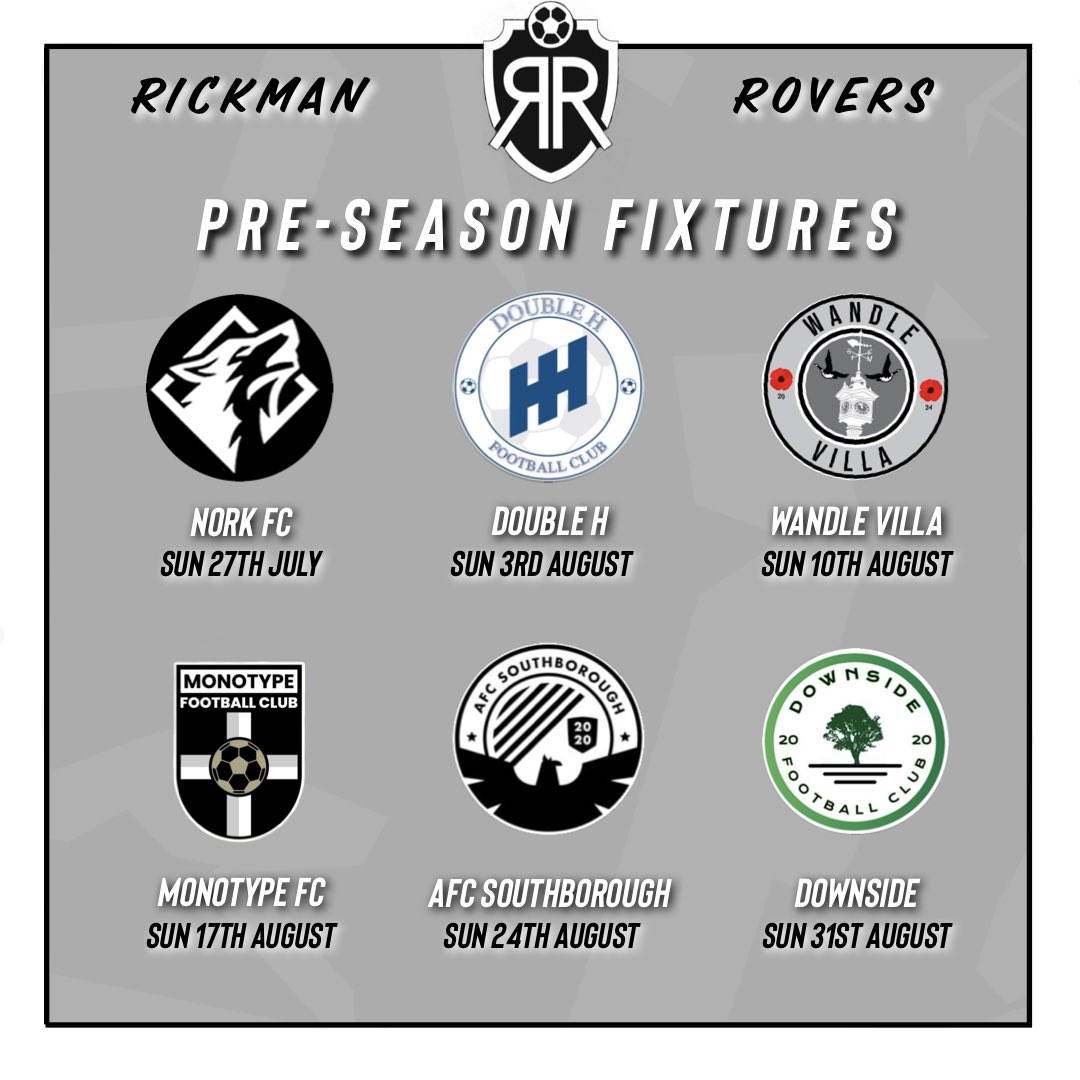 Our 2025/26 pre-season schedule is now full of competitive fixtures✅. 

Looking forward to our return🔥. 

Up the Ricky⚽️🙌🏽❤️