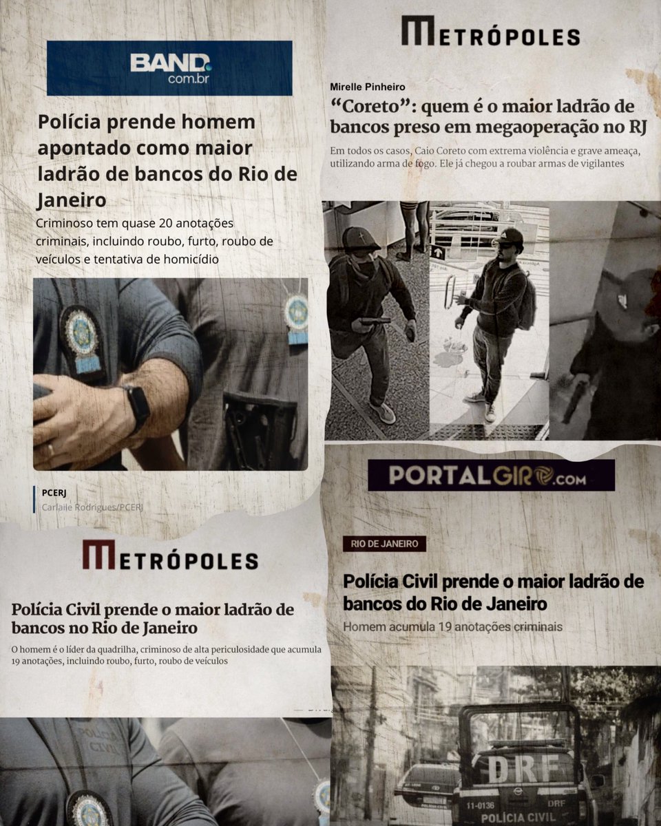 Cerco fechado no combate aos criminosos. A Polícia Civil prendeu o maior ladrão de bancos do Rio de Janeiro em operação com participação da Delegacia de Repressão a Entorpecentes (DRE), Delegacia Especializada em Armas, Munições e Explosivos (Desarme) e Delegacia de Roubos e