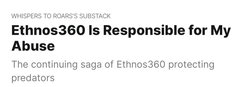 Churches continue to celebrate the "faithful" ministry of a "dorm dad" who was found to have abused children over decades. The third time he was reinstated to dorm ministry, this survivor alleges he abused her. This is Ethnos360/New Tribes Mission.

collateraldamage360.com/update-when-th…