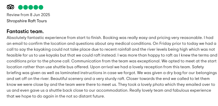 HireCanoe's tweet photo. Reached the dizzy heights of over 1000 5 star reviews on Trip Advisor ⭐️⭐️⭐️⭐️⭐️! Thanks to all our customers over the years who took the time to write us a review. Book your river trip today and enjoy our 5 star service ⭐️⭐️⭐️⭐️⭐️!  #greatdaysout #familydaysoutuk #familyfun https://t.co/Uwf3AaFW51