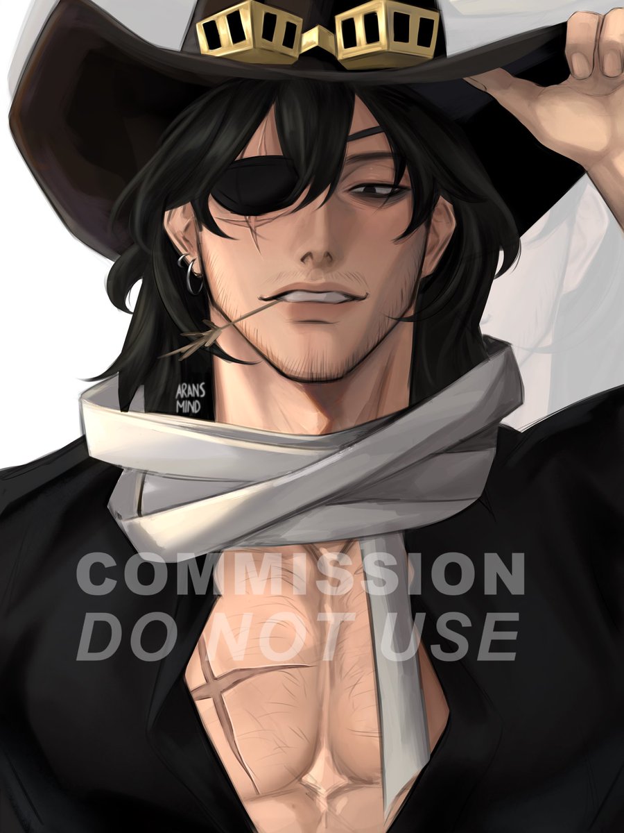 aransmind's tweet image. cowboy aizawa commission ❗️❕