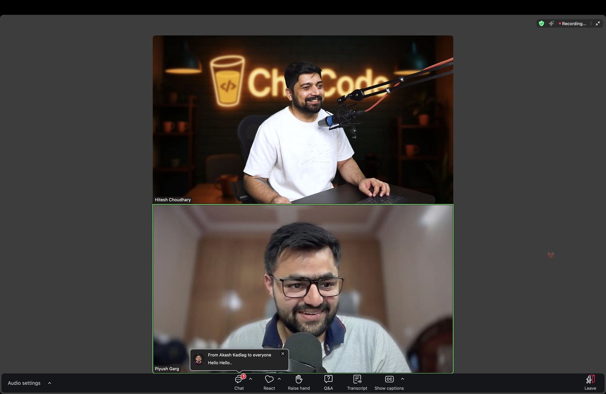 KumarRahul36001's tweet photo. #Week_02 #day_07
 Just wrapped up an amazing session on GraphQL &amp; AI with @Hiteshdotcom  &amp; @piyushgarg_dev  Sir!
Key Takeaways:
🔹 Apollo Server, Queries &amp; Mutations
🔹 TypeDefs &amp; Proxy Layer
🔹 Schema Introspection
🤖 GPT: Tokens, Transformers &amp; Prompts
#chaicode #hiring #cohort https://t.co/iQKfUkYwKa