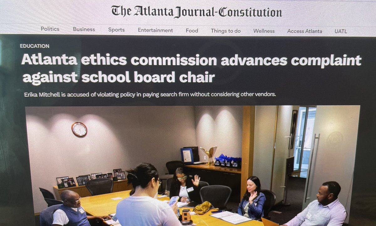 The Principal’s Office (@educator4ever36) on Twitter photo When the interim files the complaint you KNOW something’s not passing the smell test. She put her job on the line by filing. <a href="/BOEAPS/">Atlanta Board of Education</a> seems like you have a HUGE issue. Because the reality is, most
many of us know Erika calls ALL the shots and is working with an insider who has When the interim files the complaint you KNOW something’s not passing the smell test. She put her job on the line by filing. <a href="/BOEAPS/">Atlanta Board of Education</a> seems like you have a HUGE issue. Because the reality is, most
many of us know Erika calls ALL the shots and is working with an insider who has