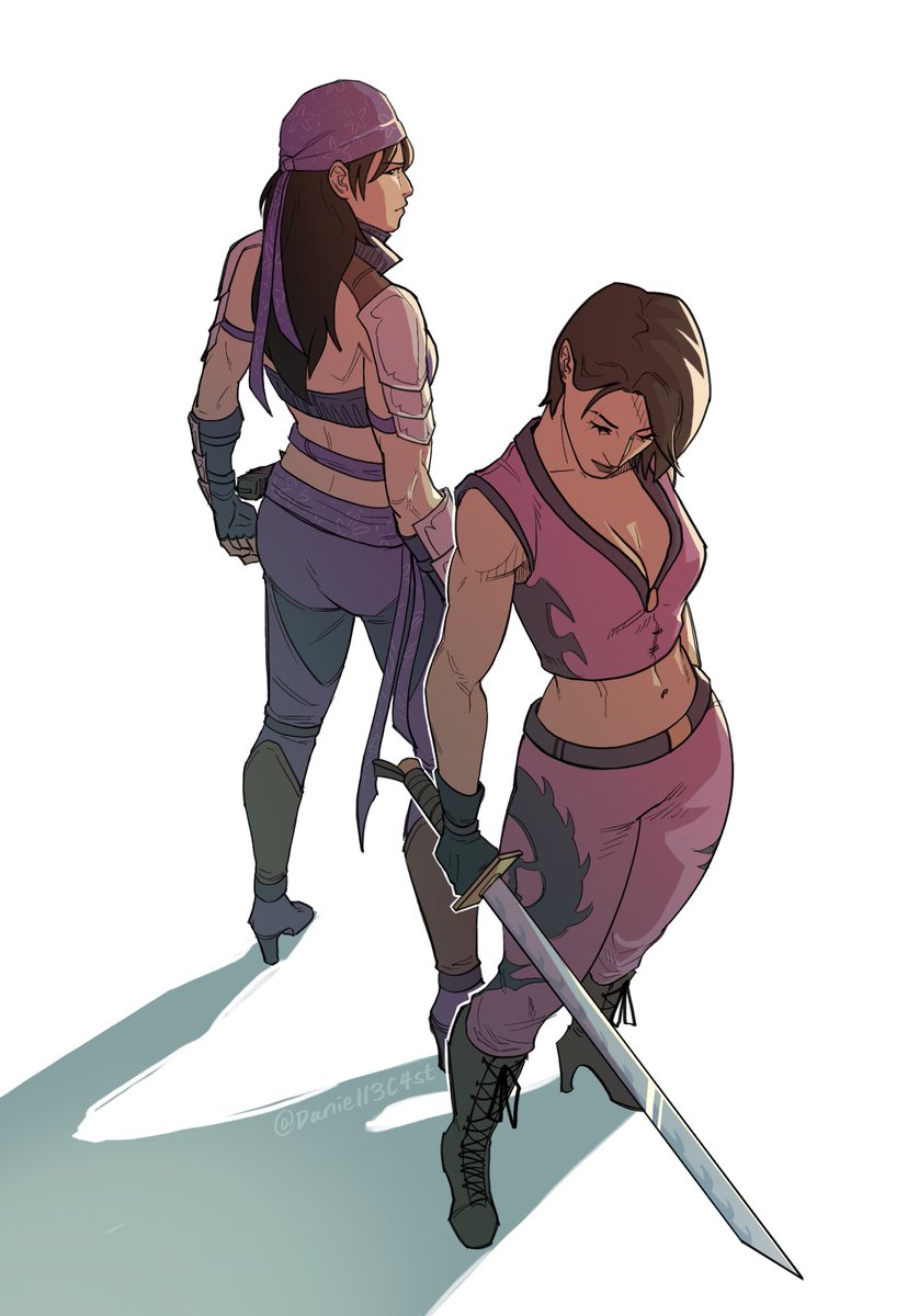 Pink and purple ladies

#MortalKombat #LiMei #Tasia 
archiveofourown.org/works/64232200…