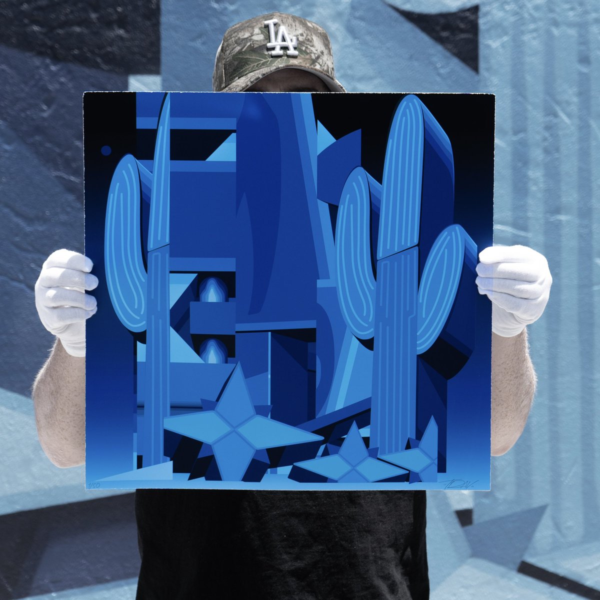 Some walls aren’t meant to just be walls.

They carry stories — about loss, transition, and resilience. I painted one like that recently in Los Angeles. It was personal.

That piece became a mural.
Now, it’s become a print.

It’s called Eternal Fate — an edition of 50 pulled from