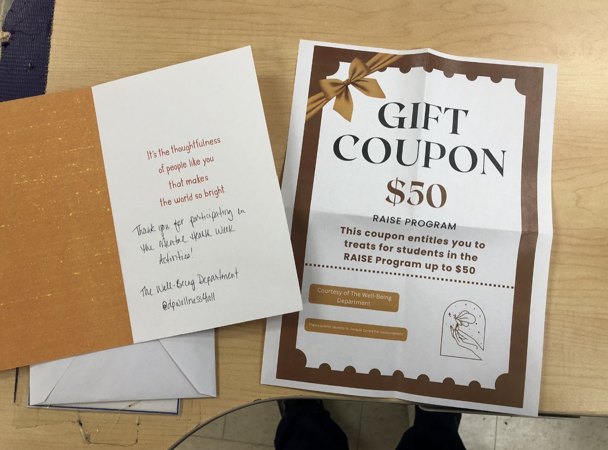 ⁦<a href="/DPwellness4all/">DPwellness4all</a>⁩ , RAISE Ss &amp; staff <a href="/GoetzGators/">Father Michael Goetz</a> are grateful for the wellness department’s dedication to promoting a healthy workplace &amp; learning environment. Also supporting our Ss health &amp; wellbeing. Thank you🙏! We wish you a relaxing summer! 🌞😎⛱️