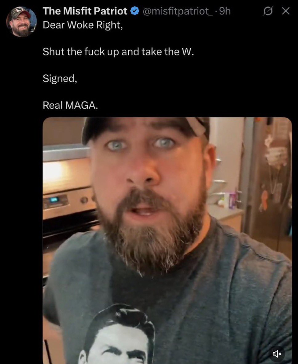 If you use the term “woke right” unironically I just assume you are a flaming homosexual leftist with a prolapsed rectum
