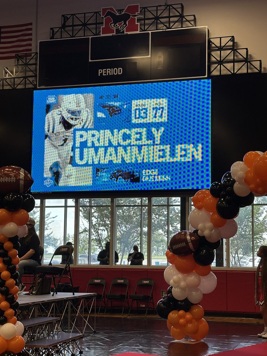 Lanny Williams (@l4for4) on Twitter photo Awesome Manor Community Celebration for <a href="/TexasTechFB/">Texas Tech Football</a> Thai Brooks and <a href="/OleMissFB/">Ole Miss Football</a> Princely Umanmielen on Getting Drafted in the 2025 <a href="/NFL/">NFL</a> Draft Class! #GoBeGreat <a href="/ManorISD/">Manor ISD</a> <a href="/Manor_Sports/">Manor ISD Athletics</a> <a href="/THSCAcoaches/">THSCA</a> Awesome Manor Community Celebration for <a href="/TexasTechFB/">Texas Tech Football</a> Thai Brooks and <a href="/OleMissFB/">Ole Miss Football</a> Princely Umanmielen on Getting Drafted in the 2025 <a href="/NFL/">NFL</a> Draft Class! #GoBeGreat <a href="/ManorISD/">Manor ISD</a> <a href="/Manor_Sports/">Manor ISD Athletics</a> <a href="/THSCAcoaches/">THSCA</a>