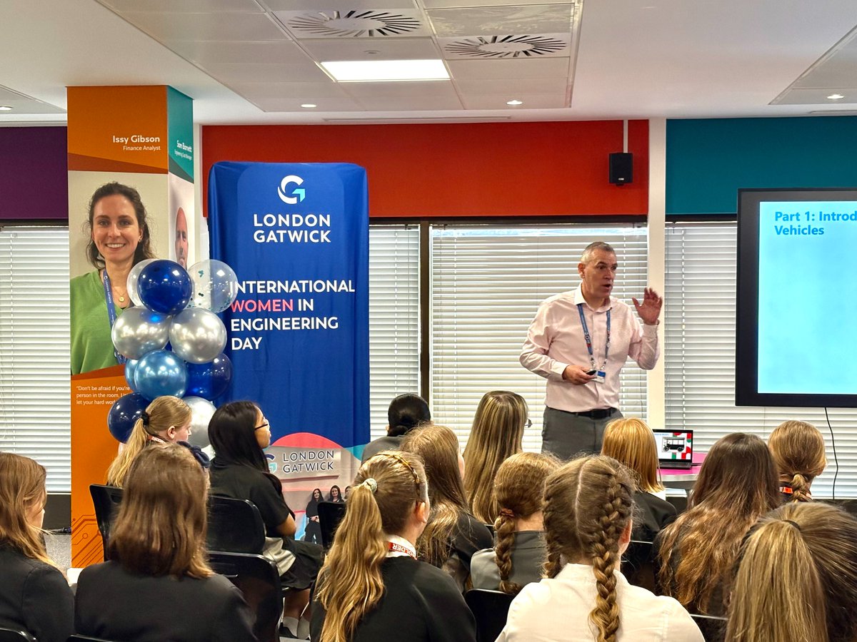 Gatwick_Airport's tweet image. Today, on International Women in Engineering Day, we welcomed 70 girls from schools across Crawley, Horley, Horsham, Redhill and East Grinstead to London Gatwick’s dedicated STEM Centre.
This initiative forms part of our ongoing commitment to inspire and inform the next…