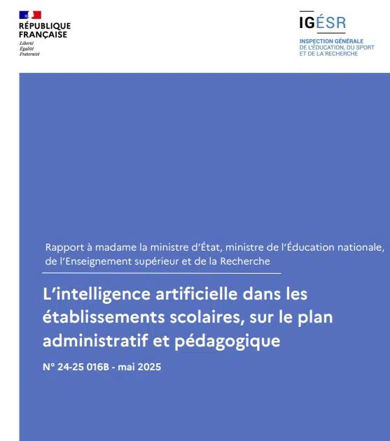 « Un rapport riche en informations, pauvre en recommandations » : le rapport de l’Inspection générale sur l’IA lu par <a href="/brunodev/">brunodev</a> cafepedagogique.net/2025/06/23/lia…