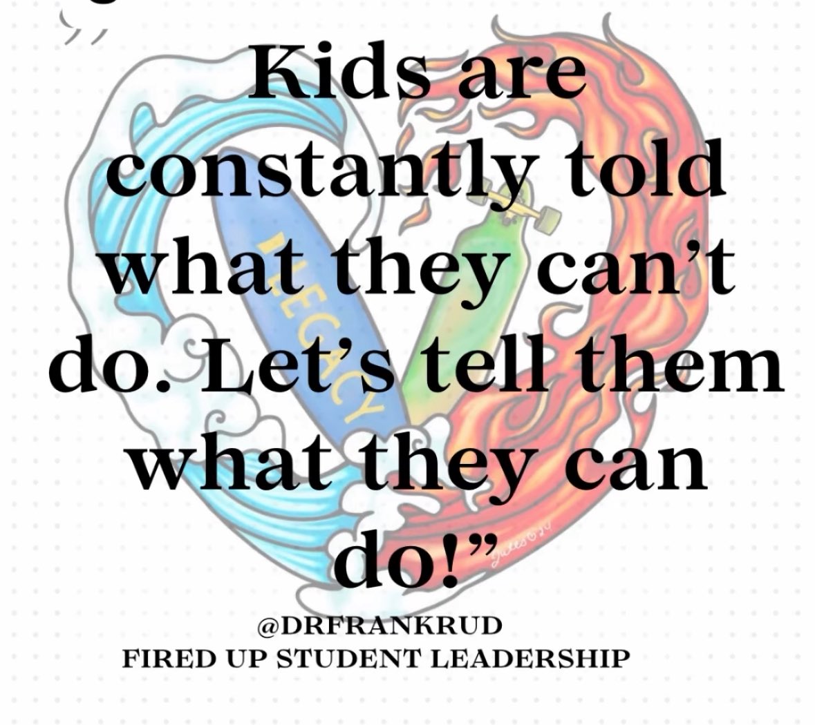 Change your school into a leadership school! #BeEpic #FiredUpLeadership #FiredUpStudentLeadership