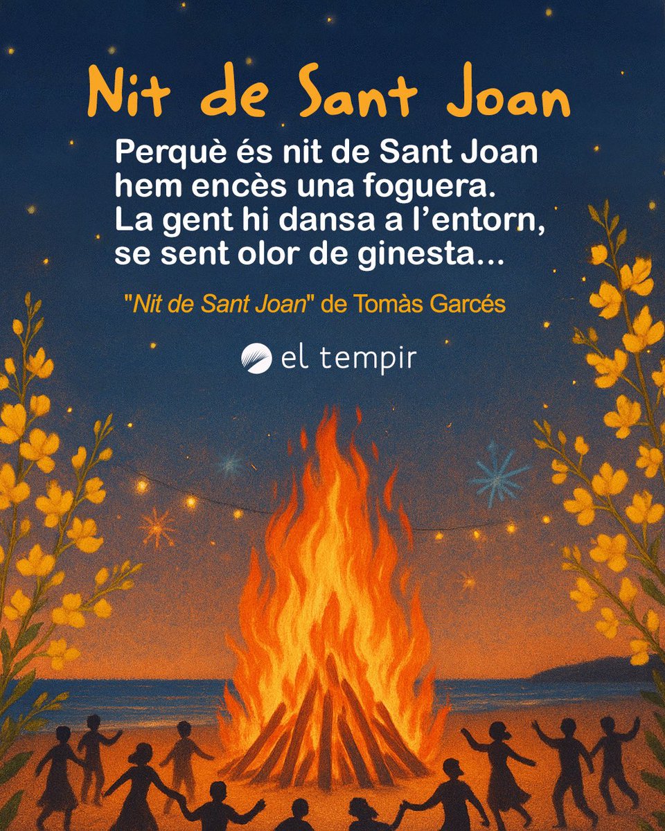A tots els pobles units per la paraula i la memòria, que en la Nit de Sant Joan, del Pirineu estant fins a la mar, ens retrobem en la llengua que ens fa germans i en el foc purificador que encén els cors amb una sola esperança d'un futur millor. Bona Nit de Sant Joan a tothom!