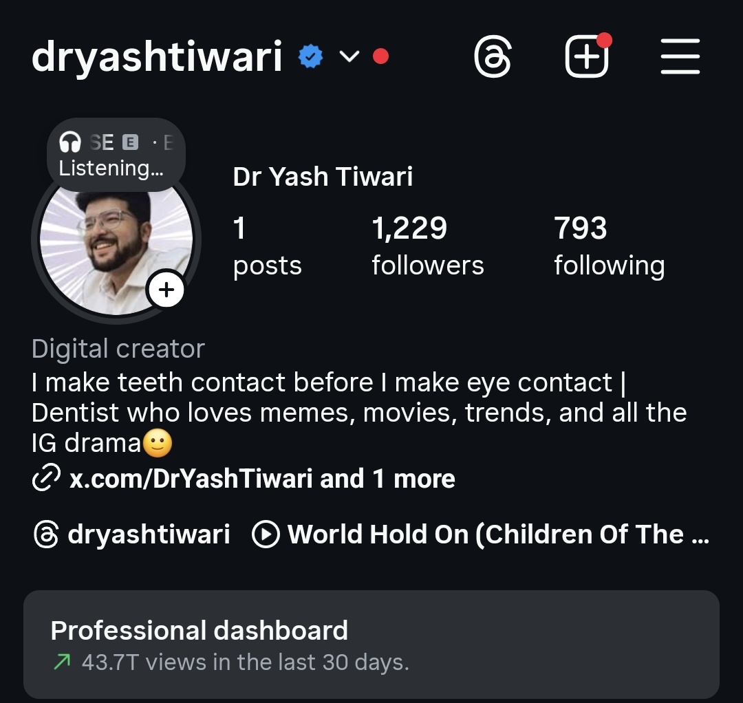 Let’s be mutuals on Instagram too 😄
Following back everyone!

👉 instagram.com/dryashtiwari