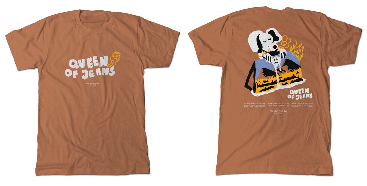 queenofjeansPHL's tweet photo. just added tour merch up on Bandcamp! limited sizes and quantities left so get them while they’re hot ♥️ we’ll get orders out quickly too 🫴 ok thank you love you 👉 https://t.co/QFTxGkHPzR https://t.co/9Ltn7CbLK1