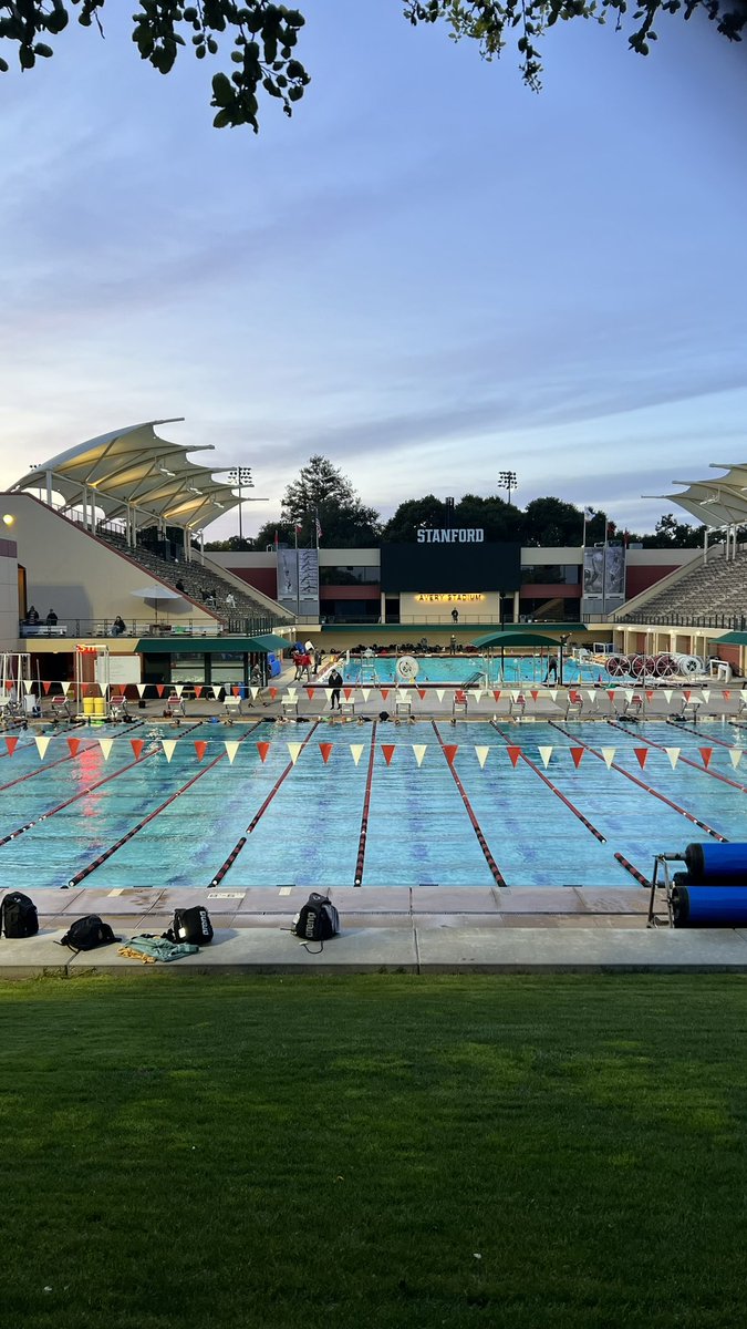 Swimming in Stanford feels different 🏊‍♂️