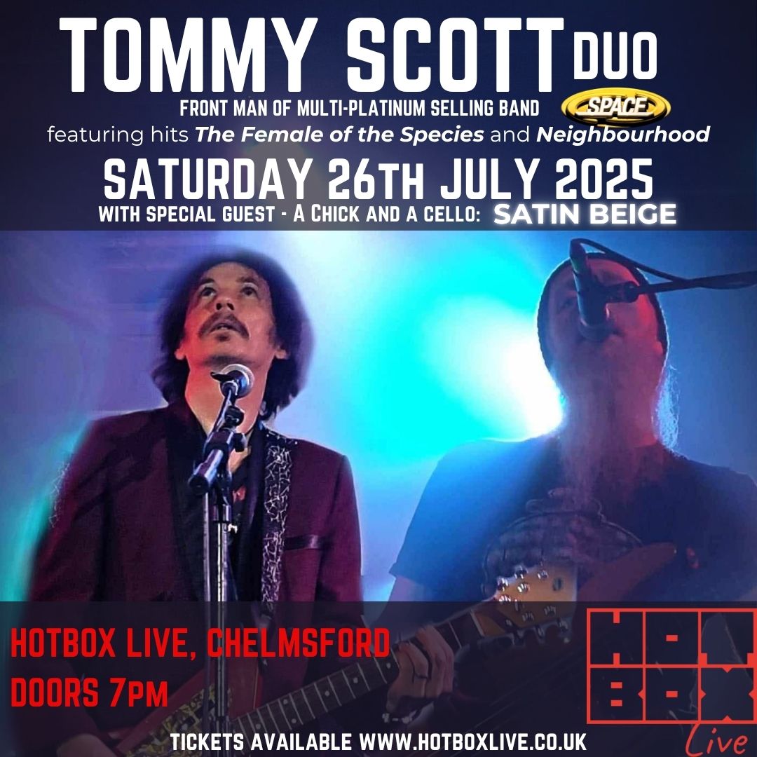 Space The Band Official (@spacebanduk) on Twitter photo #NEXTMONTH
Our Very Own <a href="/spacetommyscott/">Tommy Scott</a> & <a href="/PhilHartleyBass/">Phil Hartley</a>
Will Be In #chelmsford
<a href="/HotBoxLiveEvent/">Hot Box Live Events</a>
With Special Guest
<a href="/MissSatinBeige/">Satin Beige</a>
Chelmsford Limited Tickets Available
dice.fm/event/6dvap2-t… #NEXTMONTH
Our Very Own <a href="/spacetommyscott/">Tommy Scott</a> & <a href="/PhilHartleyBass/">Phil Hartley</a>
Will Be In #chelmsford
<a href="/HotBoxLiveEvent/">Hot Box Live Events</a>
With Special Guest
<a href="/MissSatinBeige/">Satin Beige</a>
Chelmsford Limited Tickets Available
dice.fm/event/6dvap2-t…