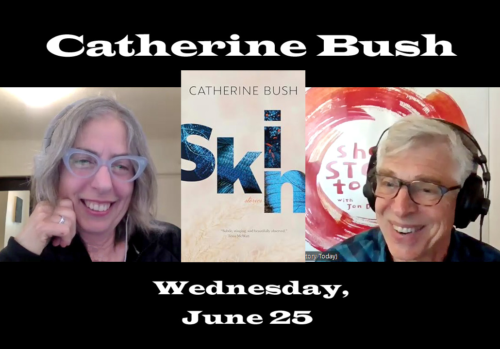 ShortStoryToday's tweet image. THIS WEEK! Toronto author Catherine Bush joins me to discuss her new collection SKIN (Goose Lane Editions). She's published five acclaimed novels, including THE RULES OF ENGAGEMENT (Harper Collins), which was a national bestseller and was chosen as a New York Times Notable Book.
