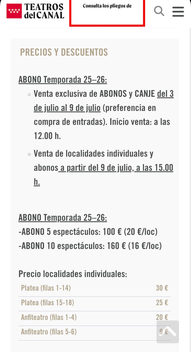 <a href="/TeatrosCanal/">Teatros del Canal ▪️ Comunidad de Madrid</a>: horarios 🧐

A ver cuántos dobletes se pueden hacer (compraré Abonos en función de ellos).

Ejemplo, por 5 minutos no se pueden ver, el mismo día, #Numancia (sala verde) y #EuforiaYDesazón (sala negra)😤.

¿ <a href="/depacoserrano/">Mariano de Paco Serrano</a> 🙏 no se puede solucionar de alguna forma?