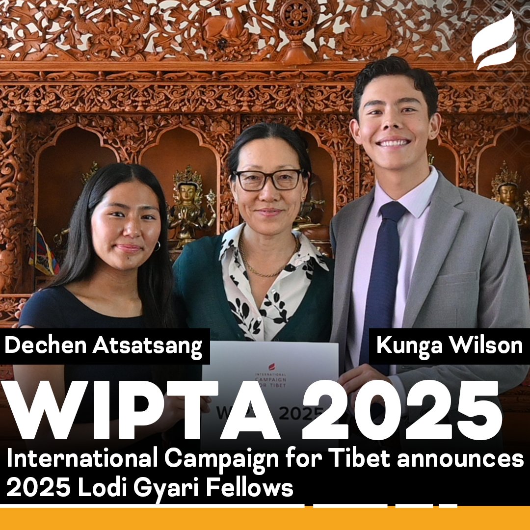 The International Campaign for #Tibet is pleased to announce the 2025 cohort of Lodi Gyari Fellows: Dechen Atsatsang, a rising senior at Georgetown University, and Kunga Wilson, a rising Junior at UC Berkley!

Read more: savetibet.org/international-…