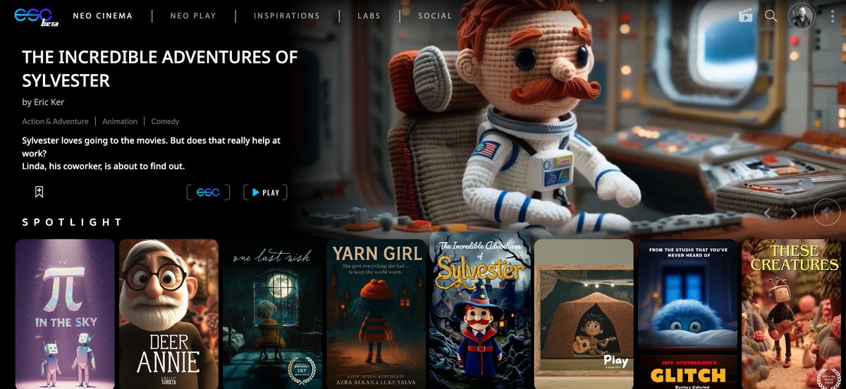 EricKerArt's tweet image. Very proud to see my work featured on @escapeaimedia !
@escapeaimedia was founded by John Gaeta, Best Visual Effects Oscar winner for The Matrix. He also worked on Speed Racer (again with the Wachowskis), which is a film I truly love for many reasons.
There are a lot of…