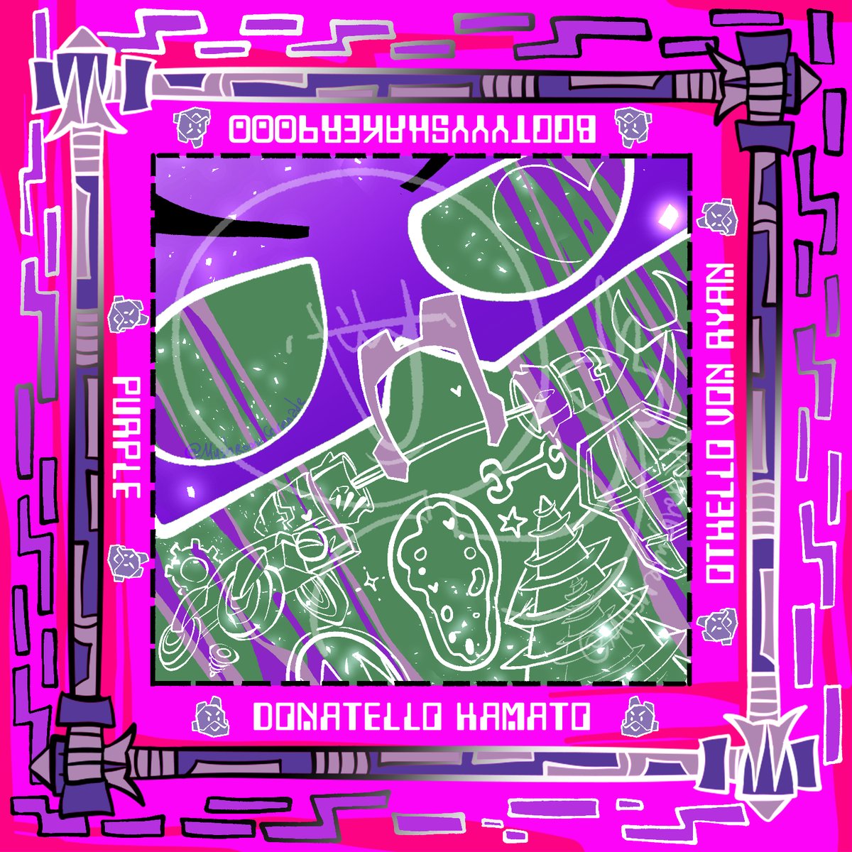 mushroomgrenade's tweet image. 💜 Behold, the Donatello bandana is opened for preorders! 💜
ko-fi.com/s/547f3bc864
I got 32 IC checks, so instead of making 4 designs, I just made one to be safe.
Shares are appreciated and encouraged, preorder closes on July 20th.
#rottmnt #tmnt #merch