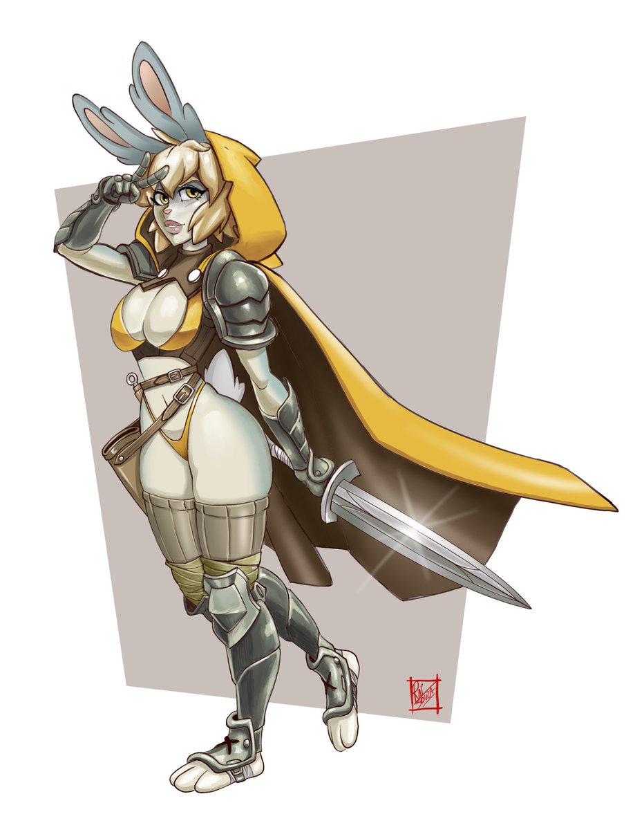raisouzaart's tweet image. Eae @CanalBrushRush fiz mais uma Koh Ellya baseado nas suas artes safadinhas haha
