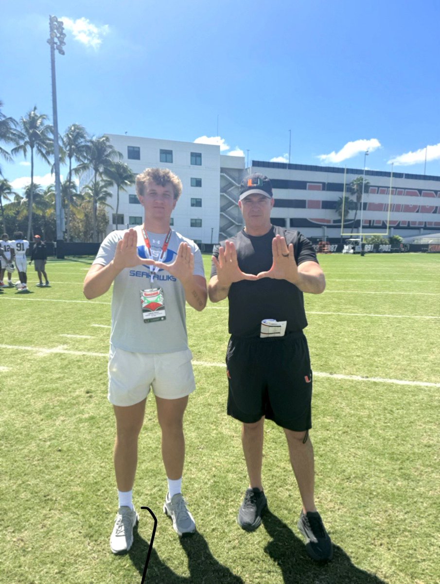 #GoCanes 🟢🟠 ?? <a href="/coach_cristobal/">Mario Cristobal</a>